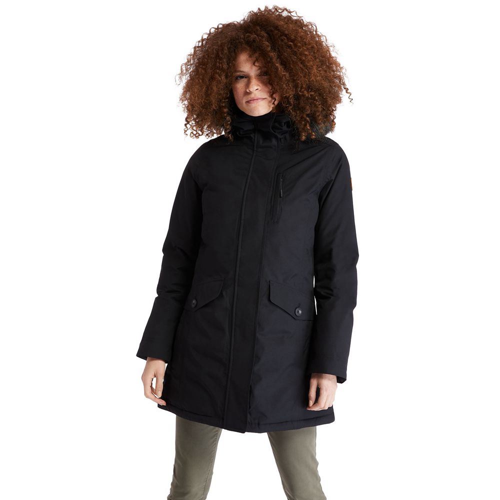 Parka Timberland Mujer Waterproof Parka Negras - Chile QLO-459138